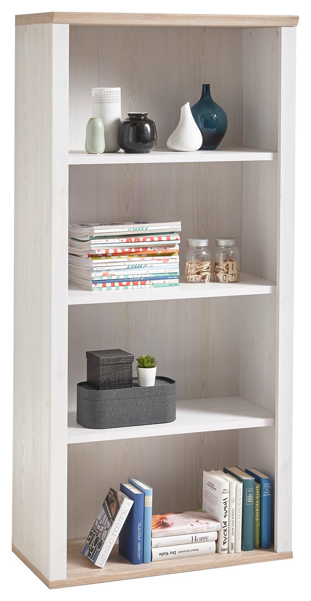 Regal Romance Sibiu Lärche Nachbildung San-Remo Nachbildung B/H/T: ca. 76x163x38 cm Regal Romance Sibiu Lärche Nachbildung San-Remo Nachbildung B/H/T: ca. 76x163x38 cm