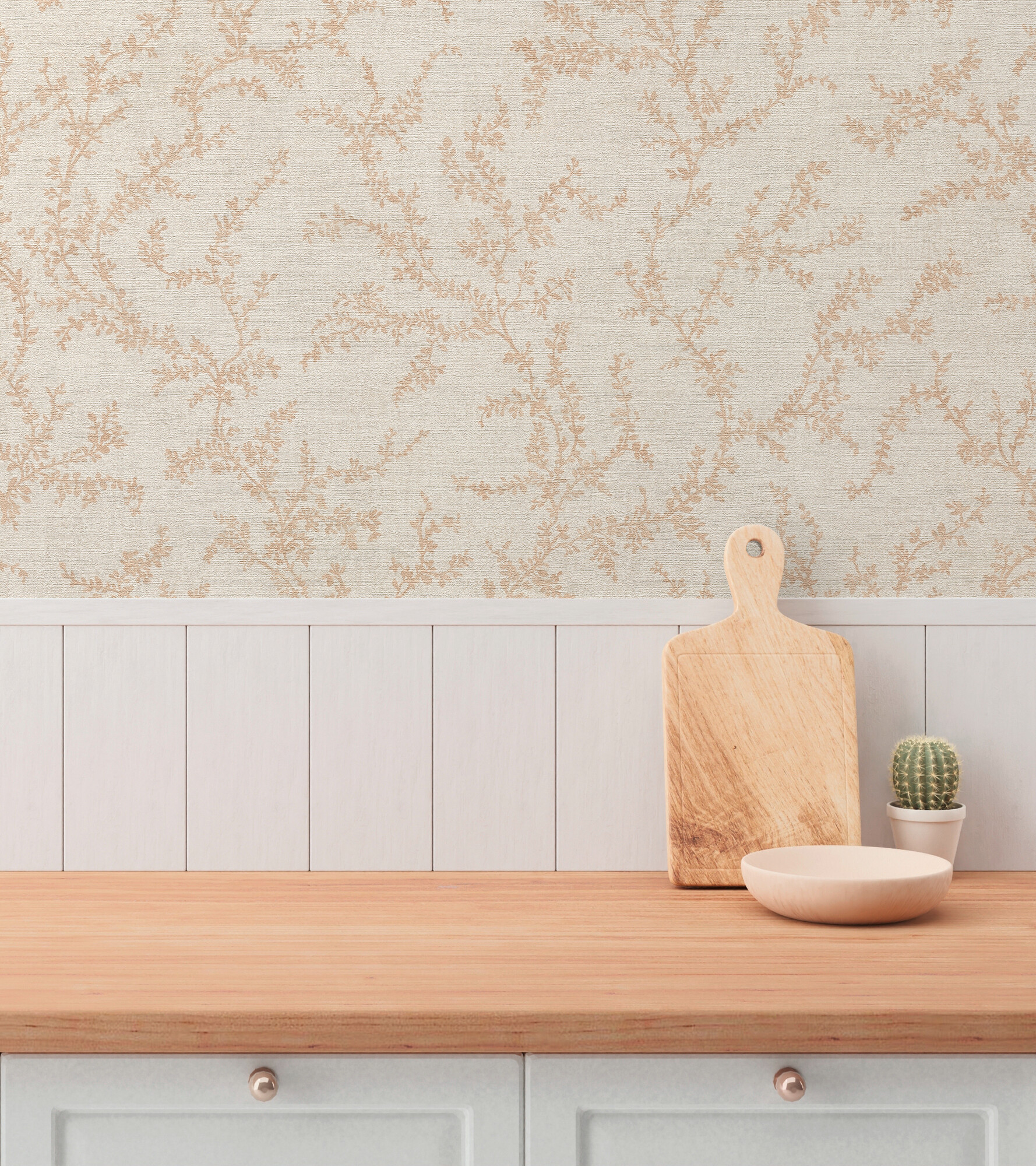 A.S.Creation Vliestapete beige braun creme B/H/D: ca. 53x1005x8,1 cm