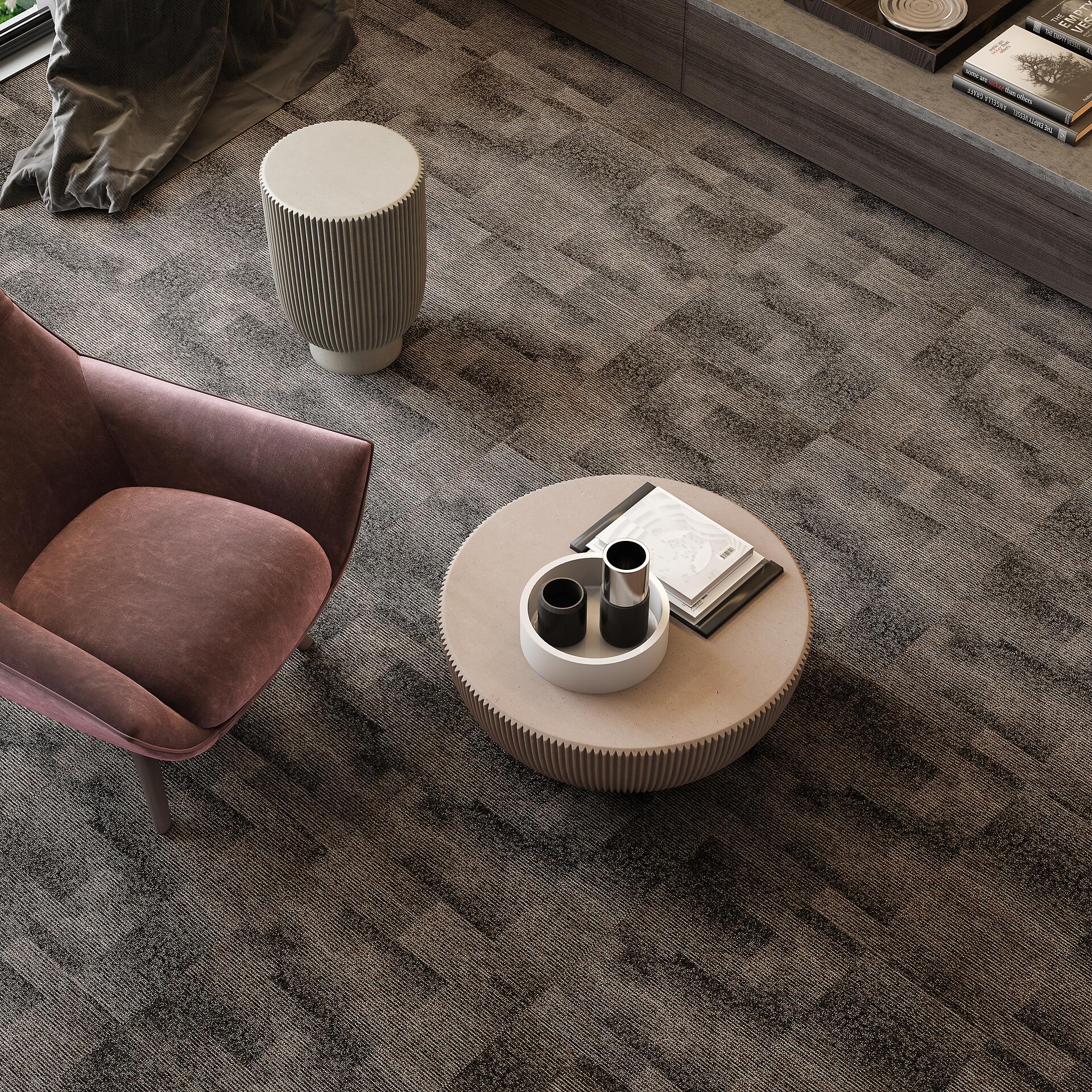 Teppichfliese Santo braun B/L: ca. 50x50 cm pro Stück