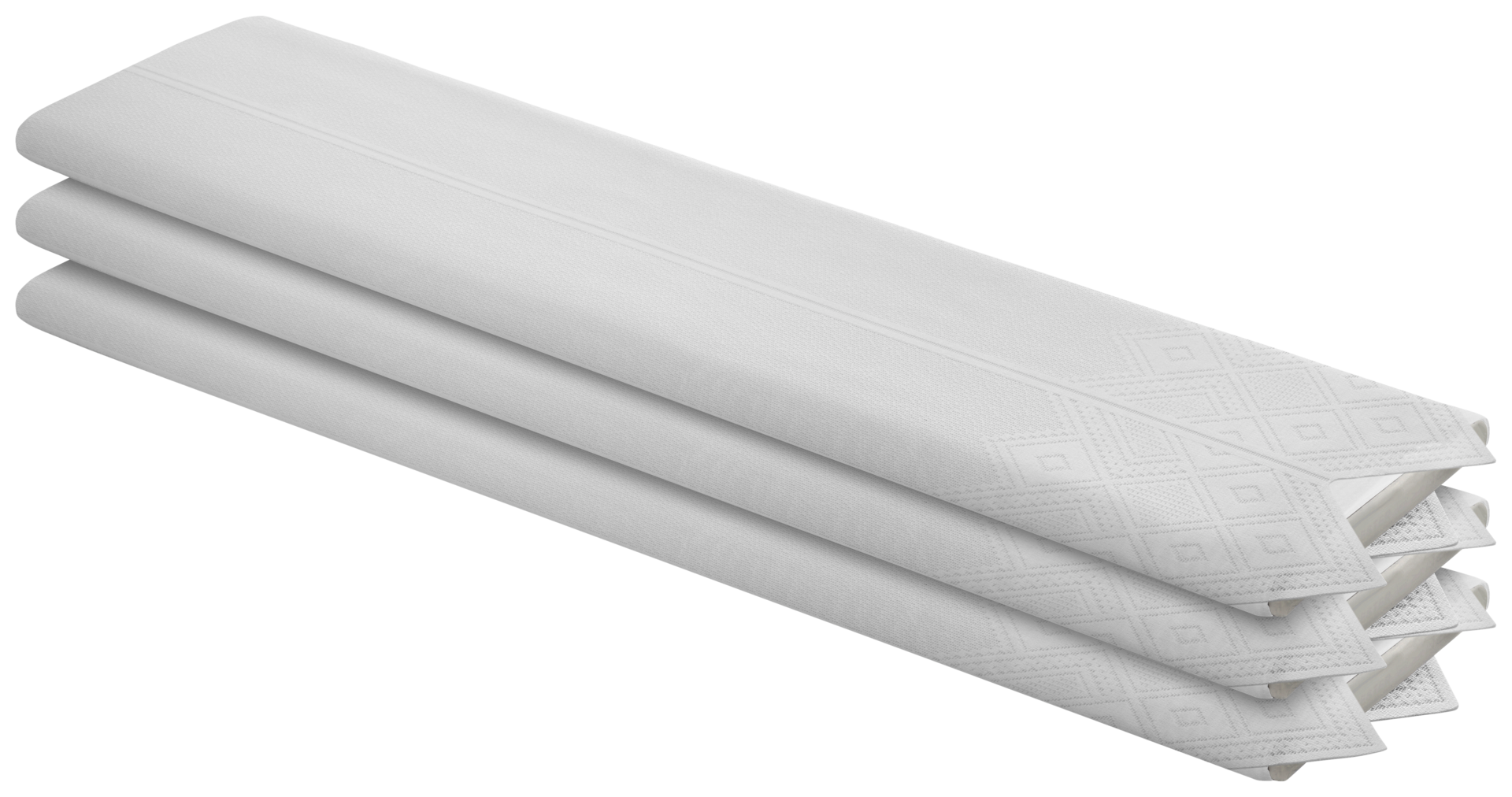 Scheibengardinen-Meterware weiß H: ca. 52 cm