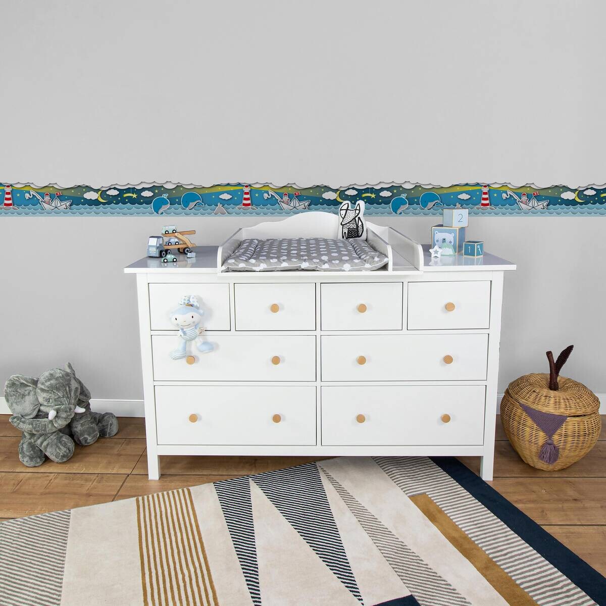 A.S.Creation Bordüre rot gelb B/H/D: ca. 15,5x500x5,7 cm