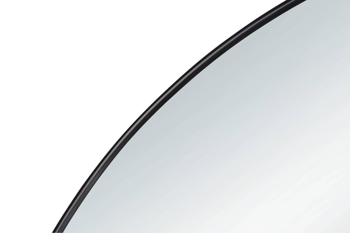 Metallspiegel Esra schwarz D: ca. 50 cm