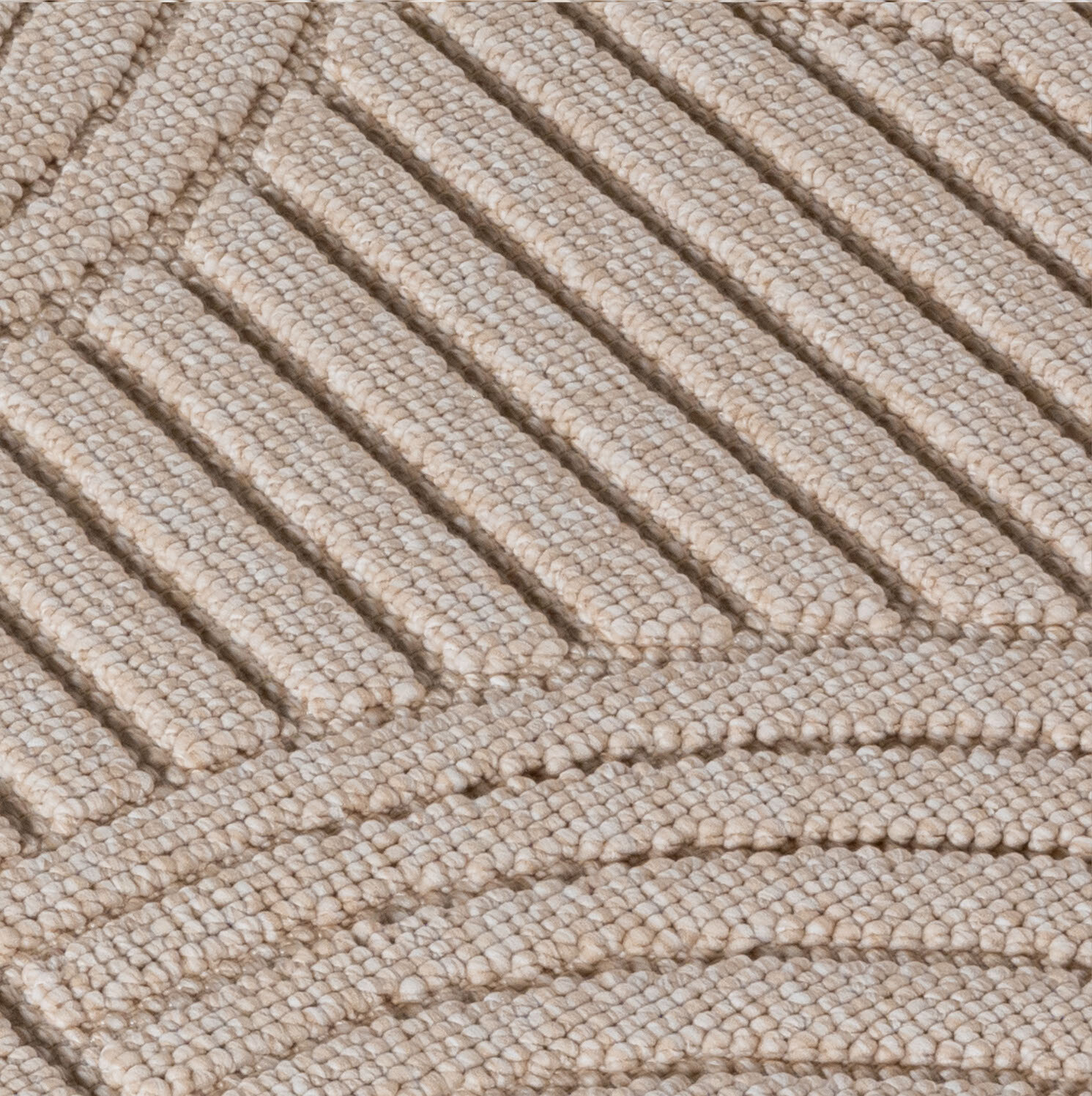 Ayyildiz Kurzflorteppich HELIX beige B/H/L: ca. 140x0,7x200 cm