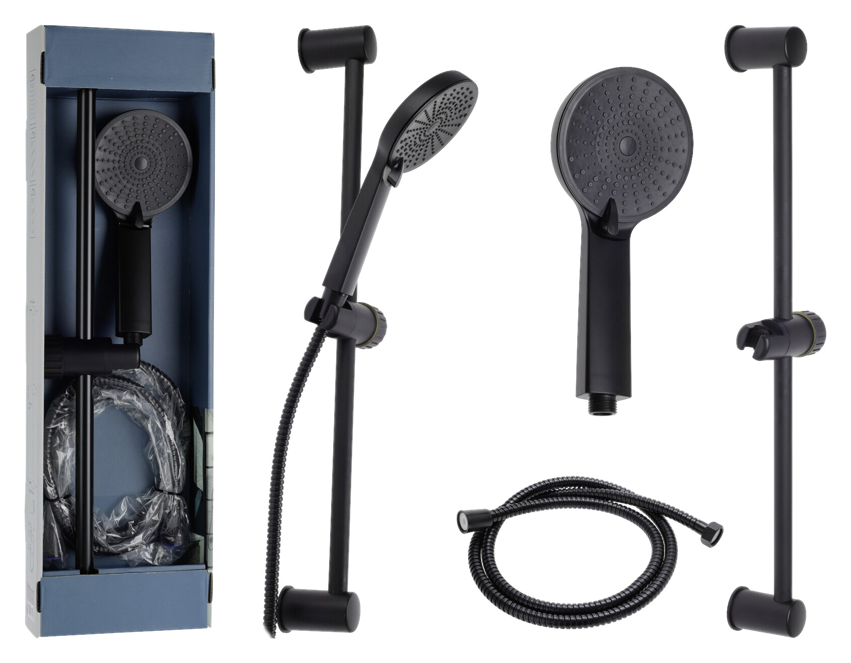 Handbrauseset schwarz