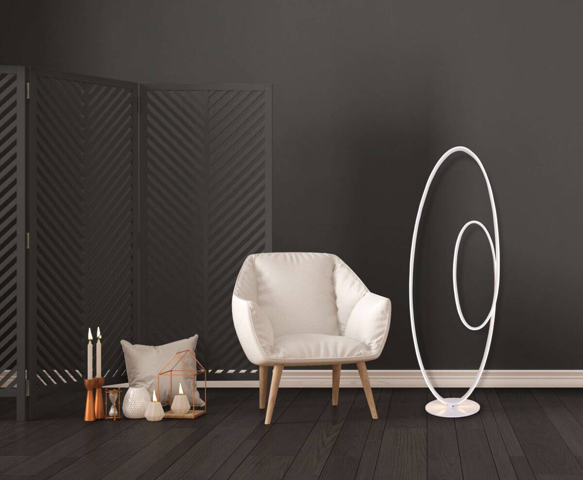 Näve Leuchten LED-Leuchten 2089923 weiß Kunststoff Metall B/H/T: ca. 25x120x40 cm 1 Brennstellen