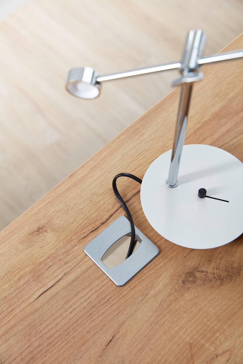 Badezimmer-Set 8019-513 weiß Eiche Navarra Nachbildung B/H/T: ca. 158x75x79 cm