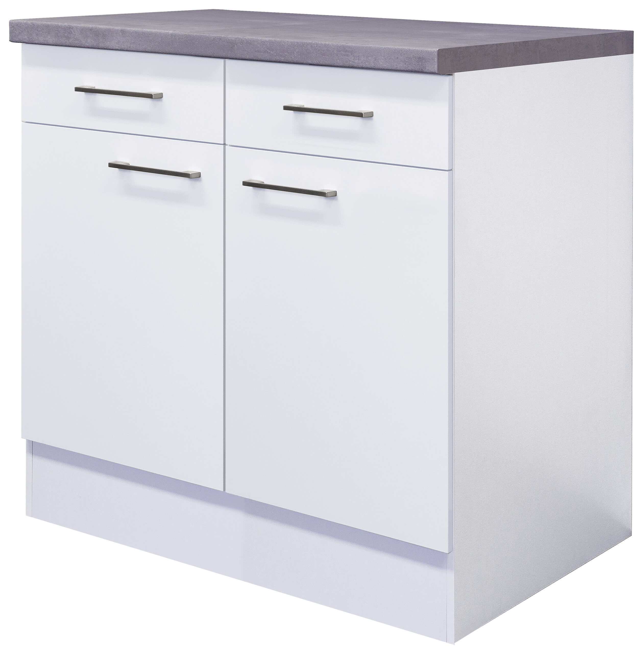 Unterschrank Vita weiß matt B/H/T: ca. 80x86x60 cm Unterschrank Vita weiß matt B/H/T: ca. 80x86x60 cm