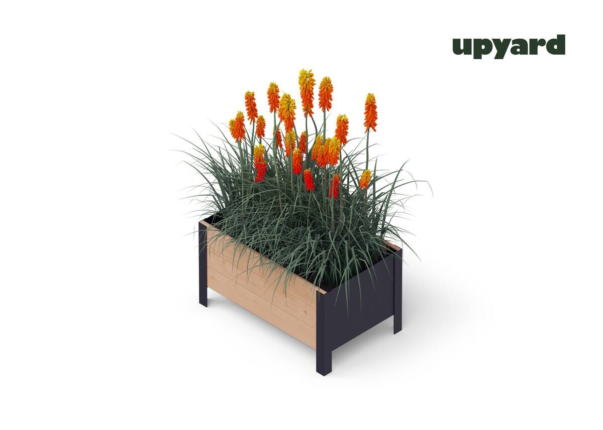 UPYARD Hochbeet MODERN braun Holz B/H/L: ca. 36x32x58 cm