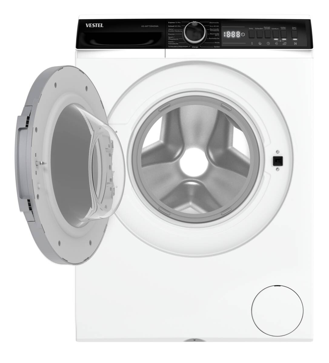 VESTEL Waschmaschine VG-WFT2943WA weiß B/H/T: ca. 60x85x58 cm