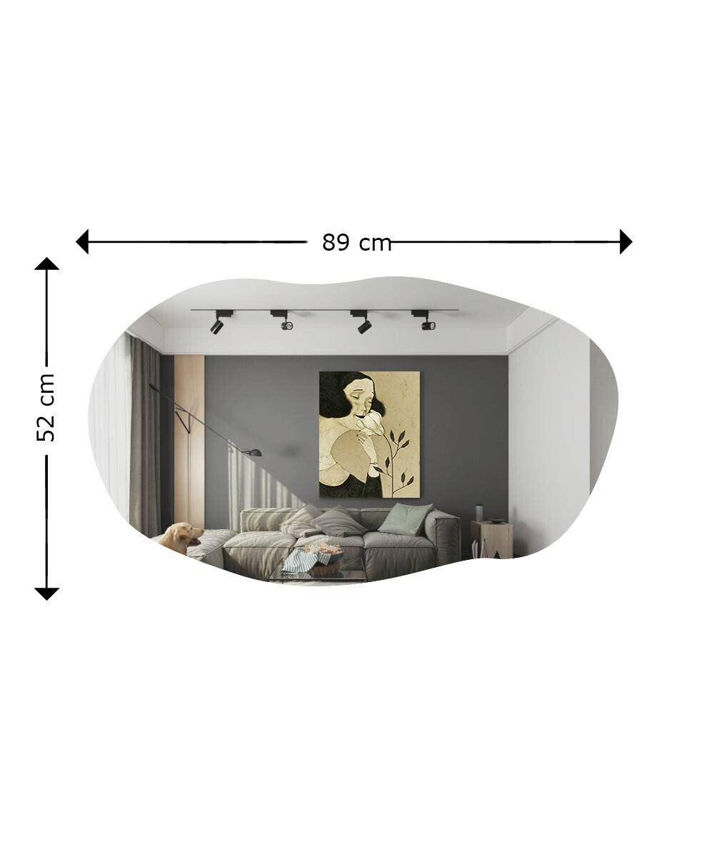 moebel17 Wandspiegel Losa B/H/T: ca. 52x89x3,5 cm