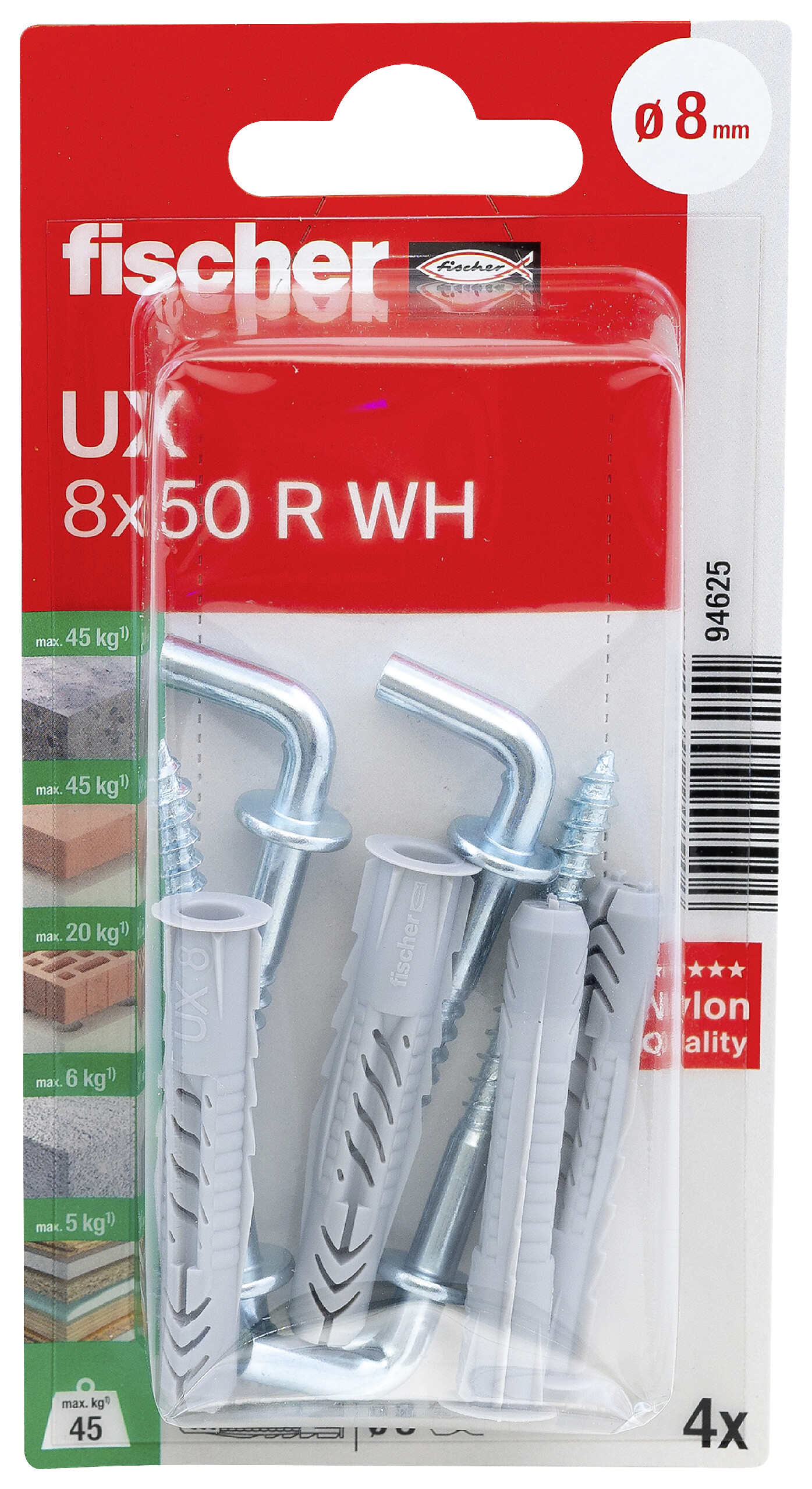 fischer Dübel- und Hakenset