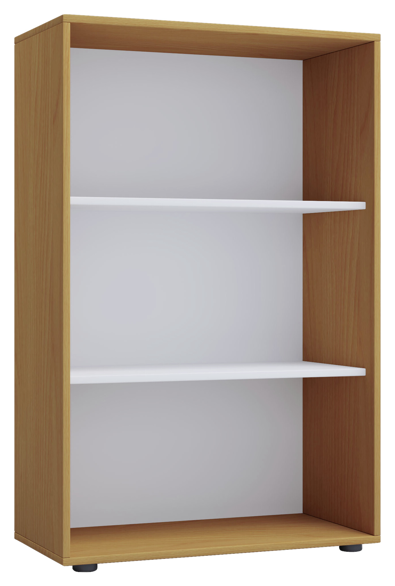 Regal Lona XL ohne Türen buche Nachbildung weiß B/H/T: ca. 70x110x37 cm