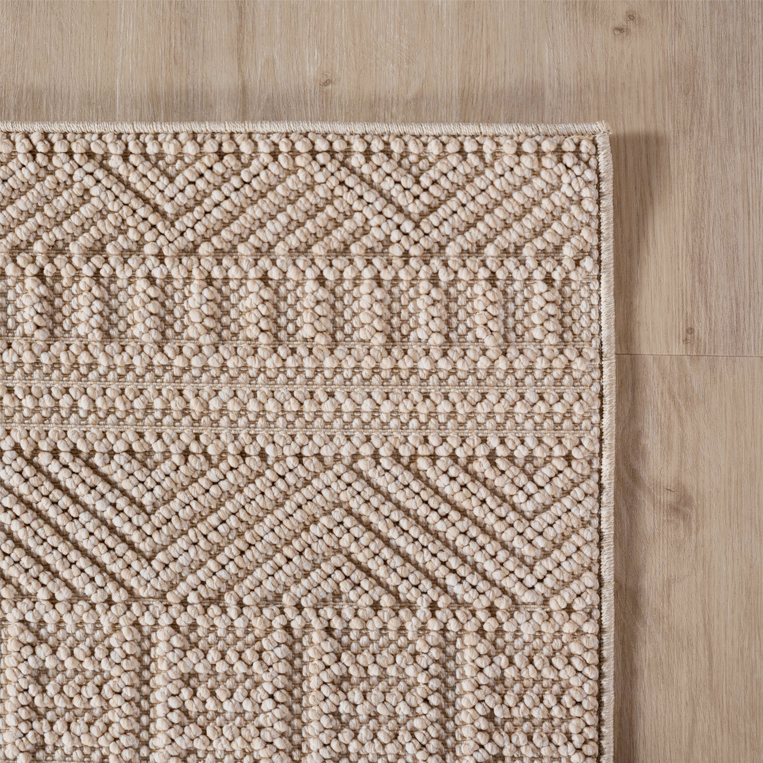 Ayyildiz Kurzflorteppich HELIX beige B/H/L: ca. 80x0,7x250 cm