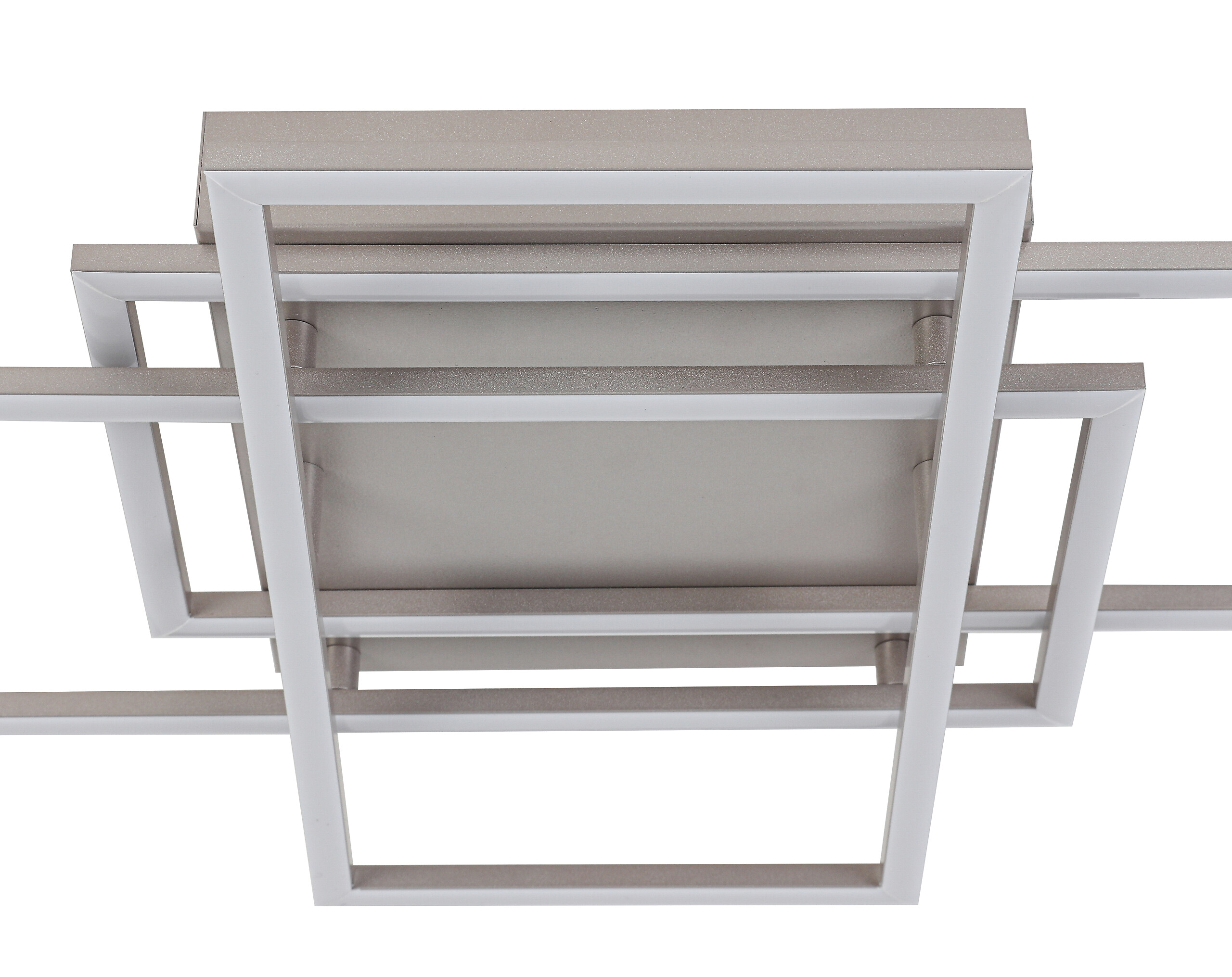 Nolo LED-Deckenleuchte Twin champagner Metall B/H/L: ca. 36x9,1x58 cm