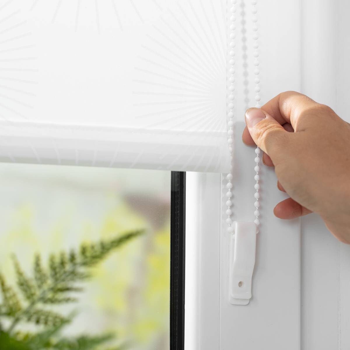 LICHTBLICK Rollo Sonne weiß B/L: ca. 100x150 cm