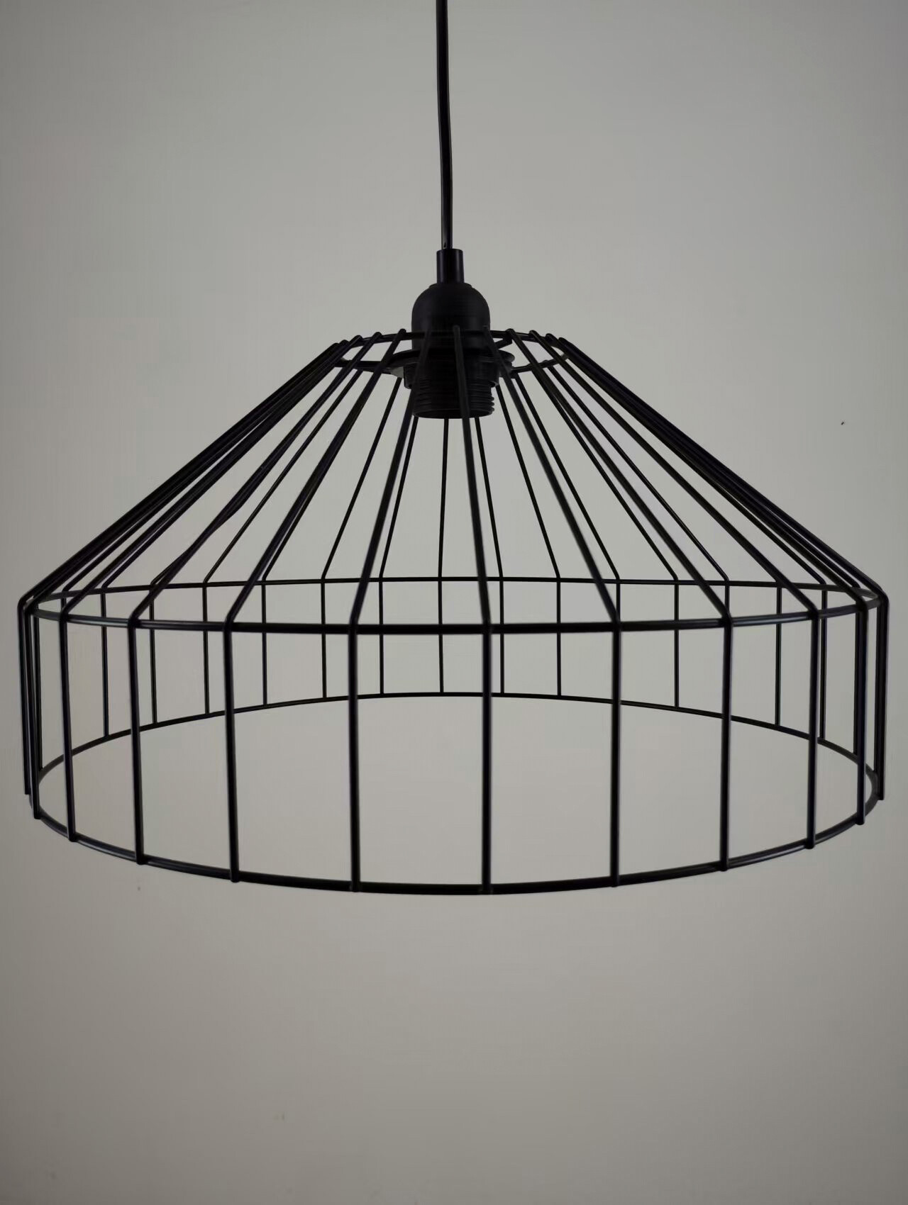 POCOline Pendelleuchte Ivette schwarz Metall H/D: ca. 75x38 cm E27 1 Brennstellen