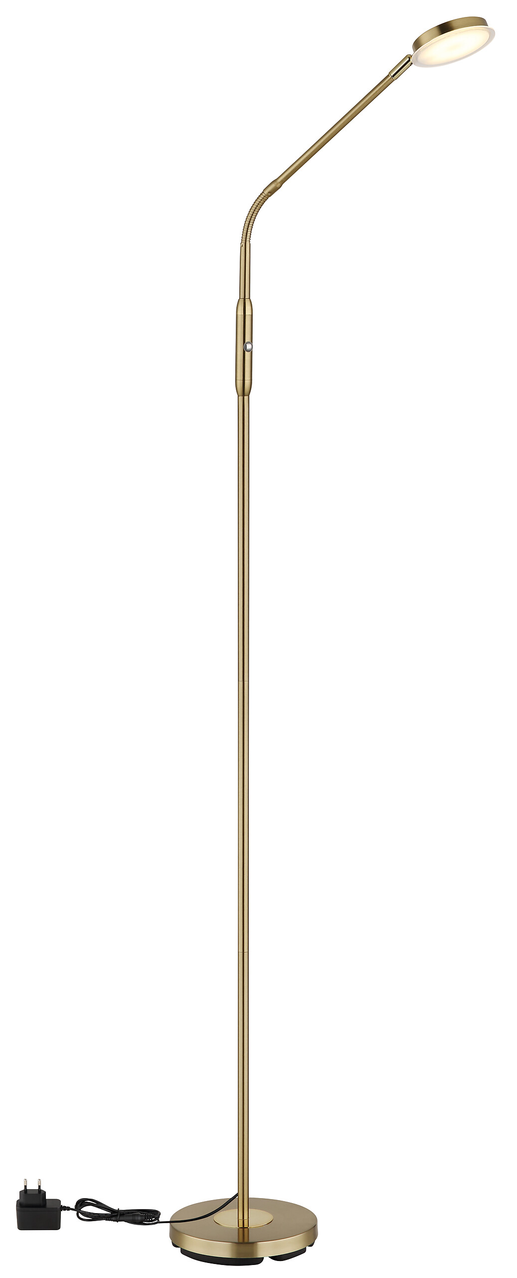 GLOBO Stehleuchte messing Metall B/H/L: ca. 20x173x52 cm 1 Brennstellen