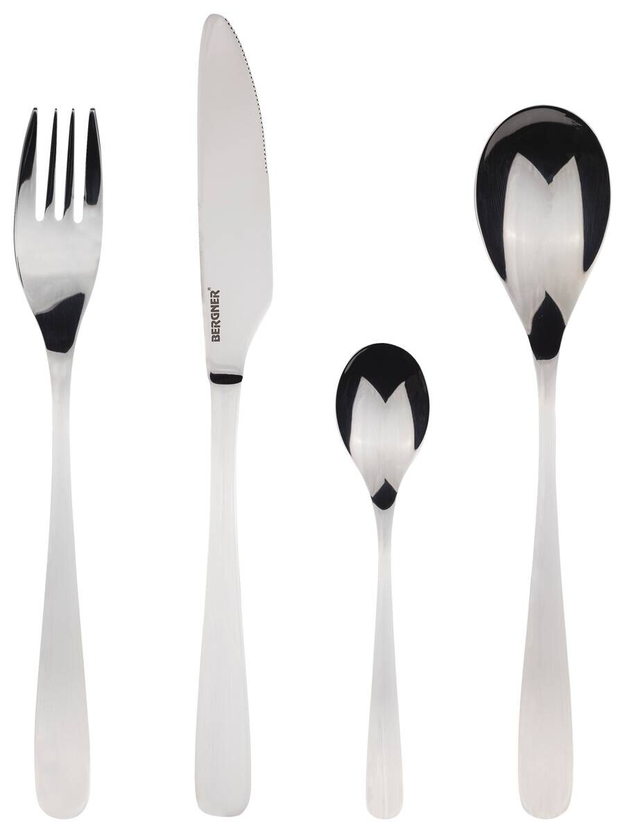 BERGNER Besteckset POITIERS silber Edelstahl 24 tlg.