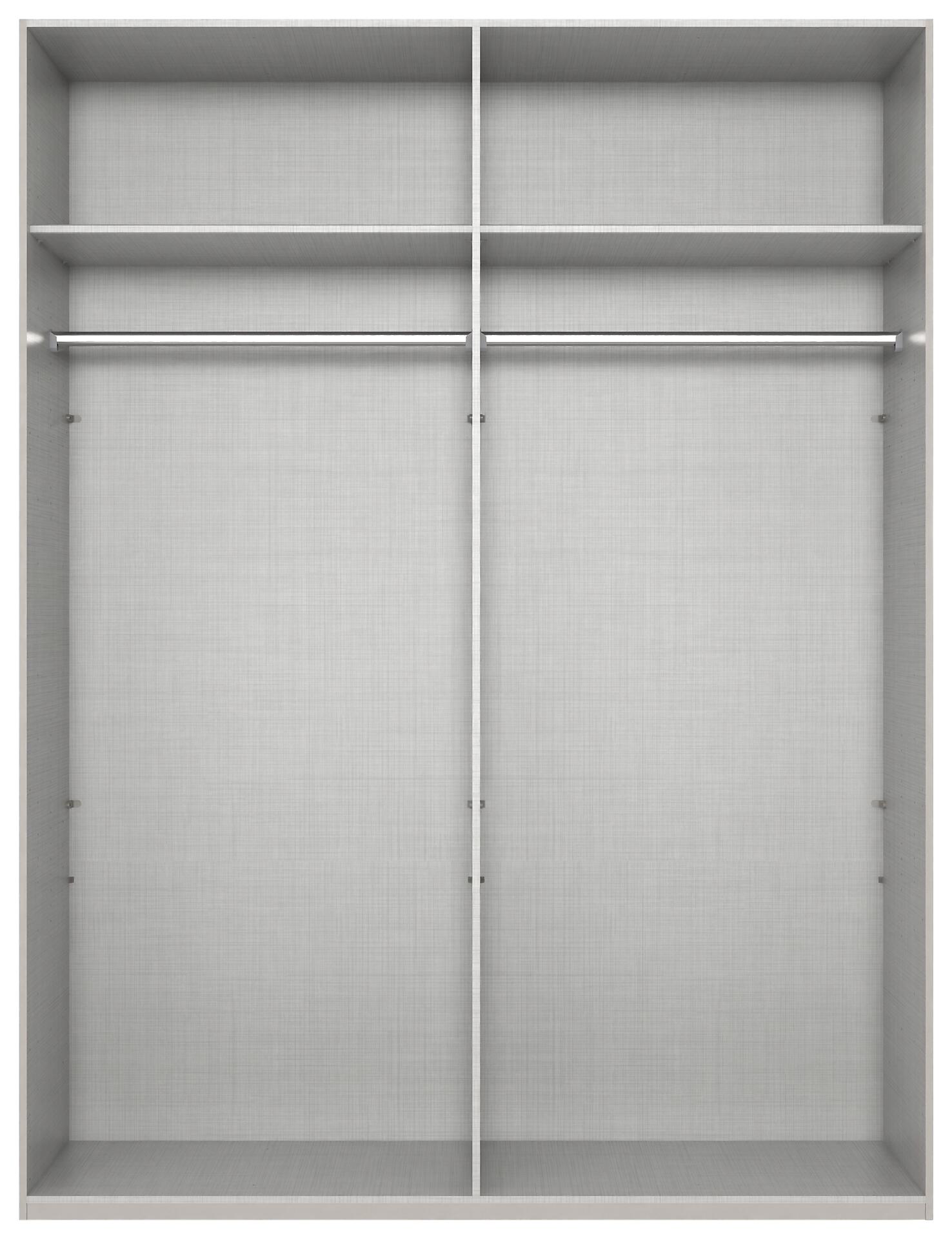 Kleiderschrank New York C Alpinweiß B/H/T: ca. 180x236x58 cm