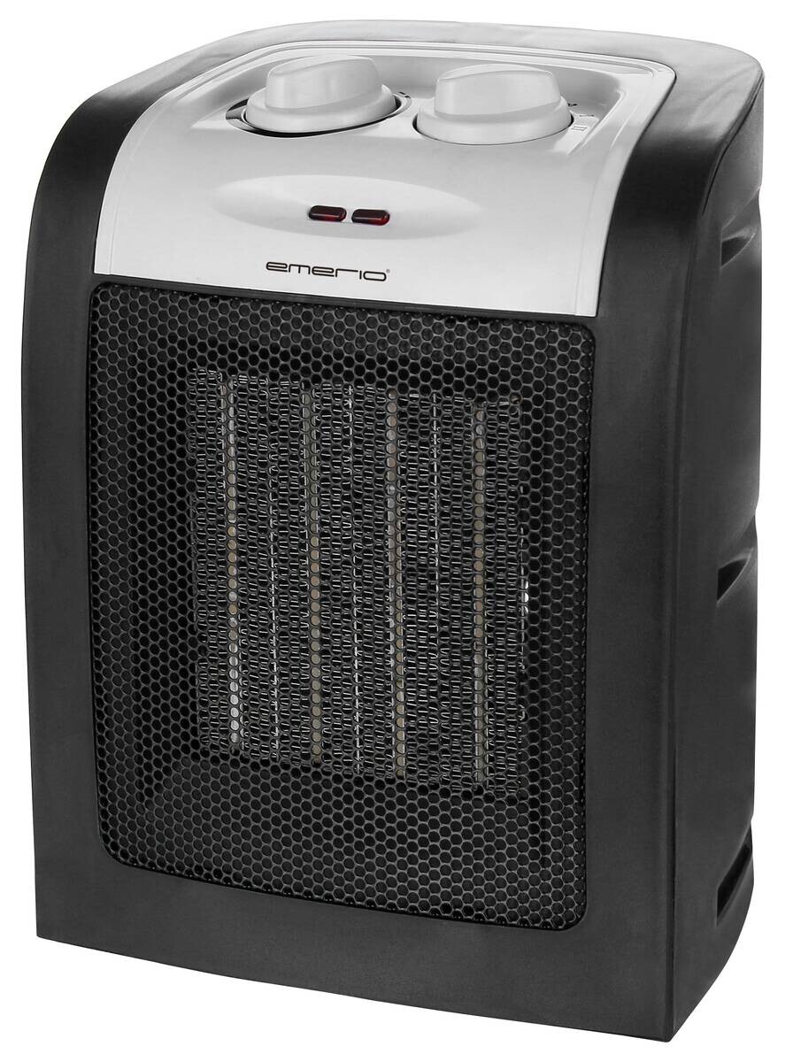 Emerio Heizlüfter FH-106145.9 schwarz silber Kunststoff ca. 1800 W Emerio Heizlüfter FH-106145.9 schwarz silber Kunststoff ca. 1800 W