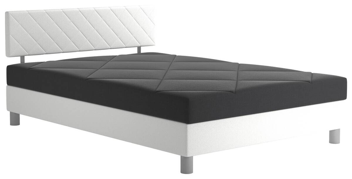 Polsterbett grau Liegefläche B/L: ca. 140x200 cm