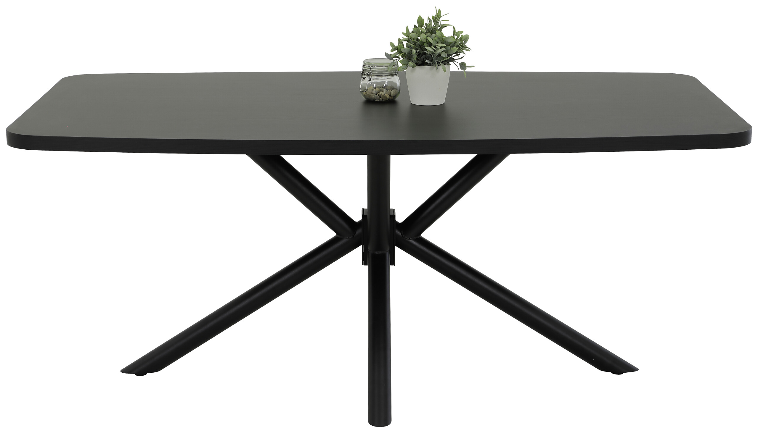 Esstisch Jana II schwarz B/H/T: ca. 180x76x100 cm