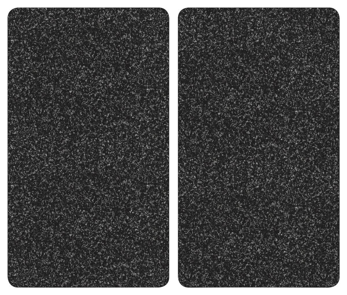 Kesper Herdabdeckplatte Granit schwarz Glas B/H/L: ca. 30x8x52 cm