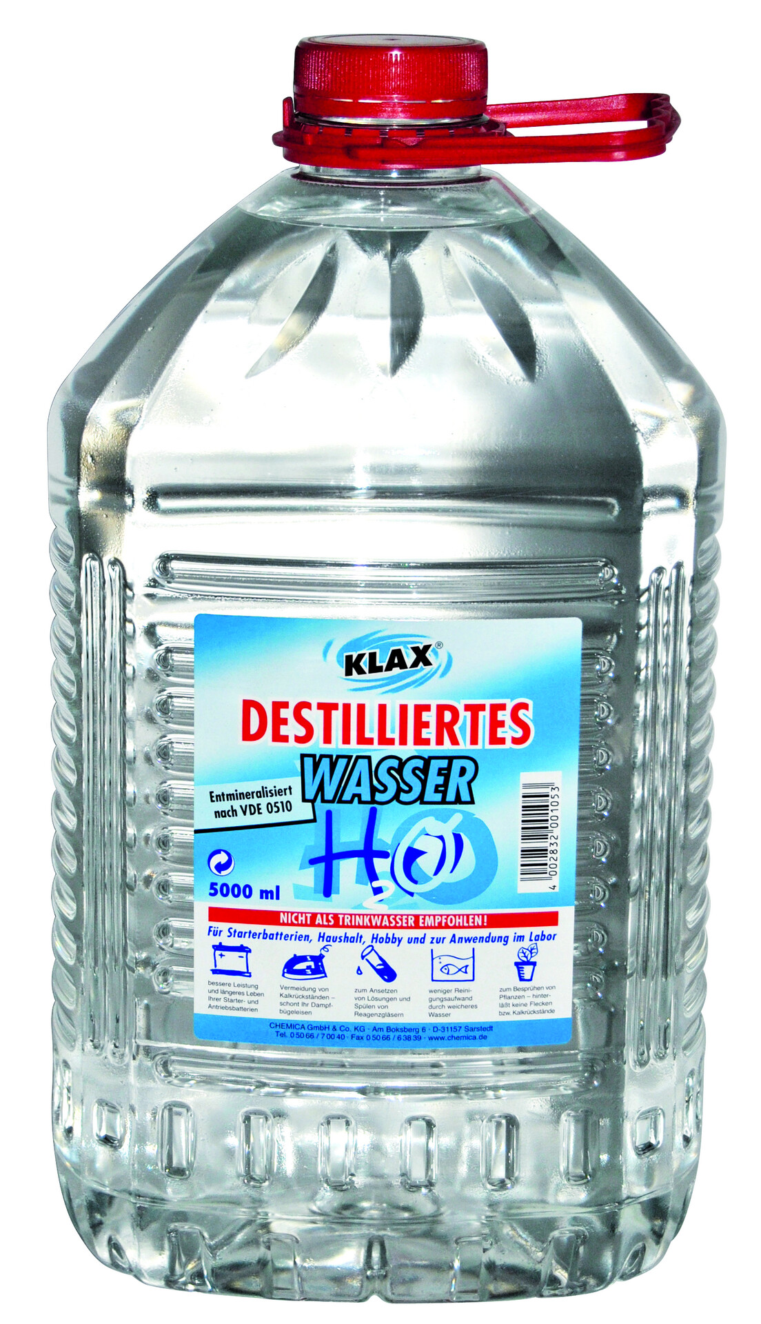 Destilliertes Wasser