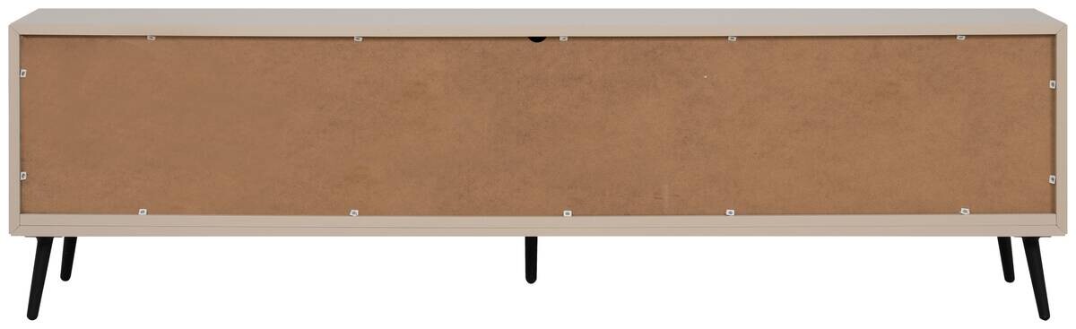 Lowboard Arona sand schwarz B/H/T: ca. 175x50x38 cm