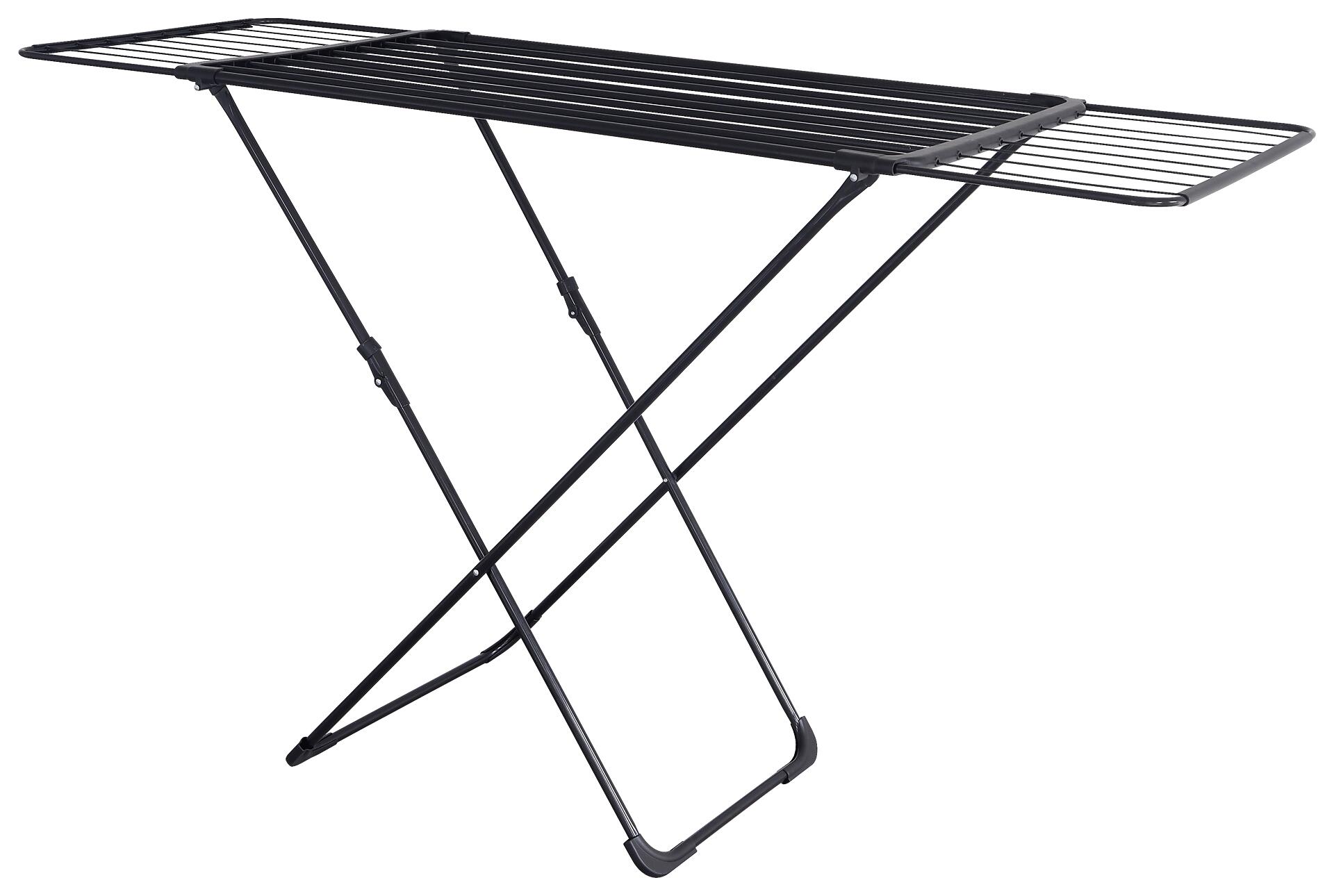 Flügelwäschetrockner silber