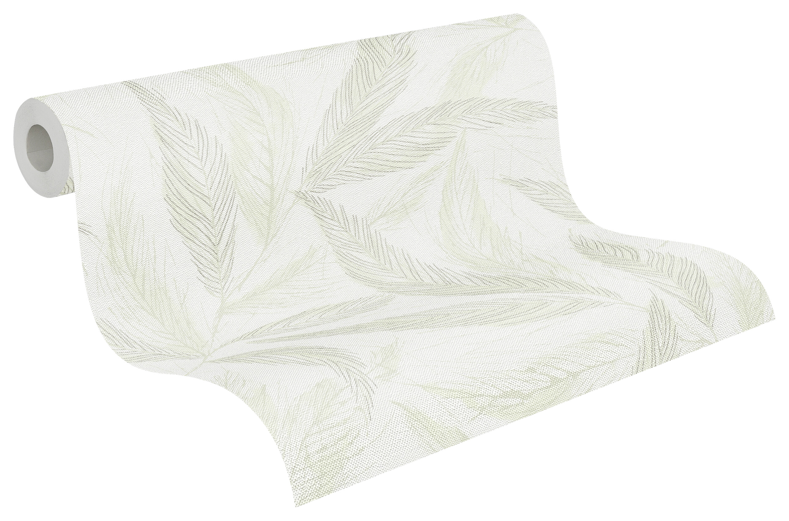 A.S.Creation Vliestapete silber grün creme B/H/D: ca. 53x1005x9,4 cm