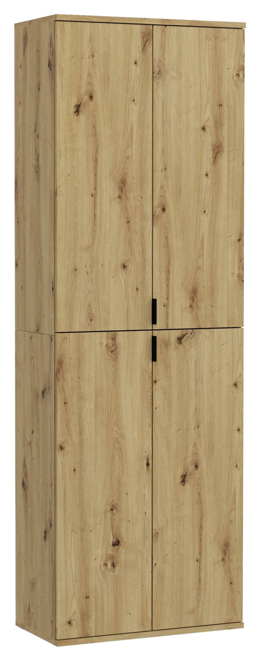 Badhochschrank PROJEKT Eiche Artisan Nachbildung B/H/T: ca. 61x193x34 cm
