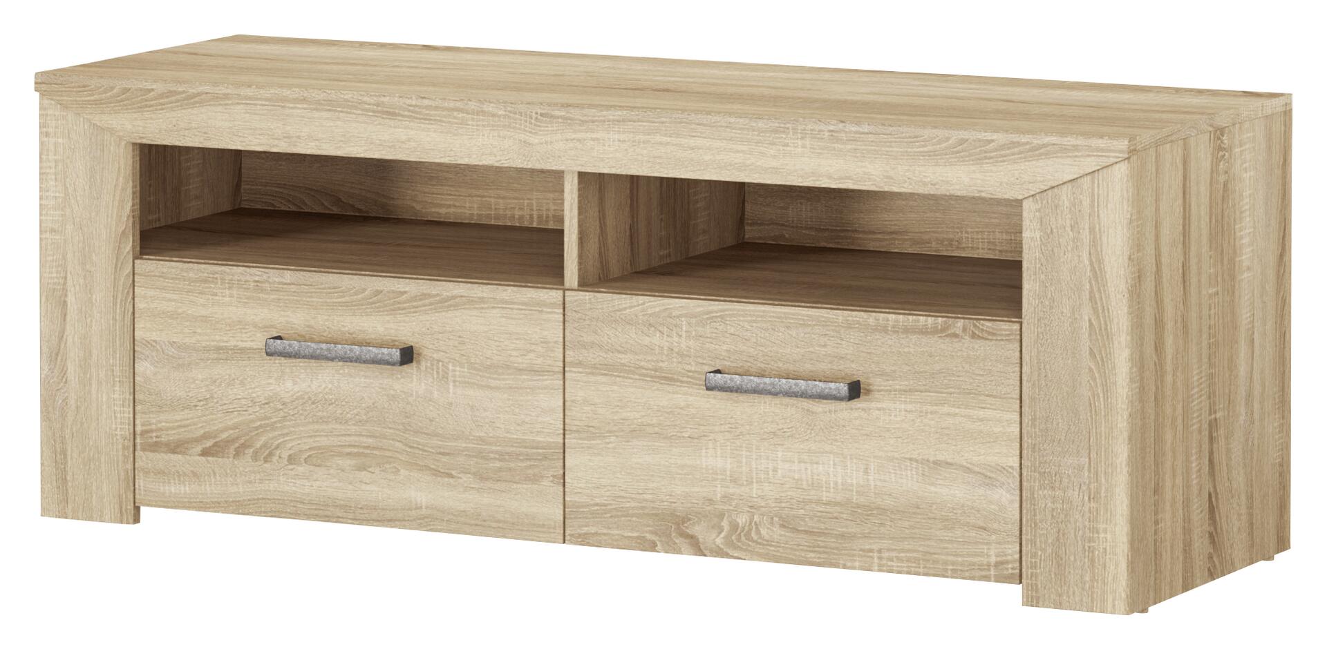 TV-Lowboard Lorenzo Eiche Sonoma Nachbildung B/H/T: ca. 130x49x44 cm