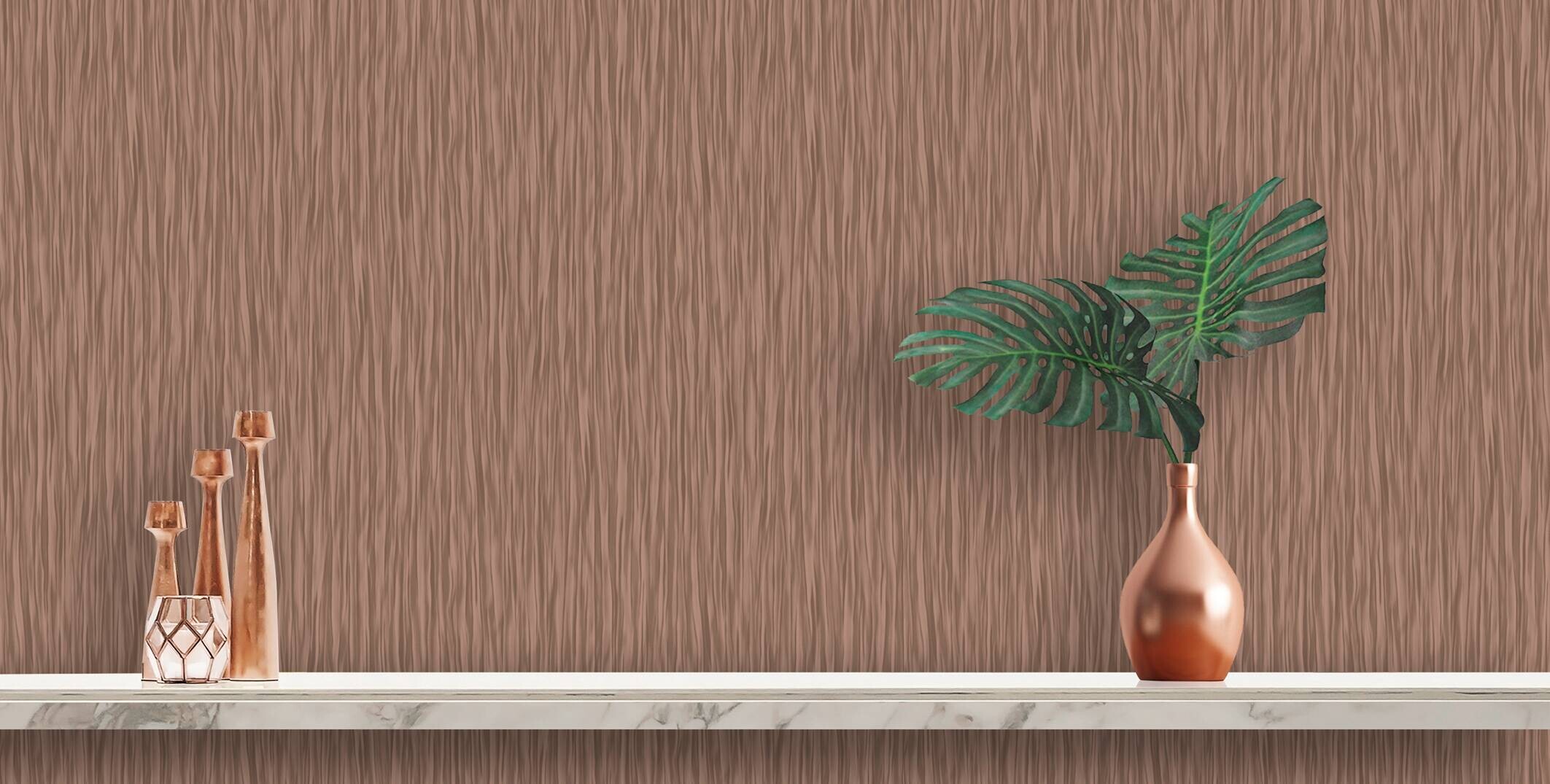 UGEPA Papiertapete Struktur braun B/L: ca. 53x1005 cm