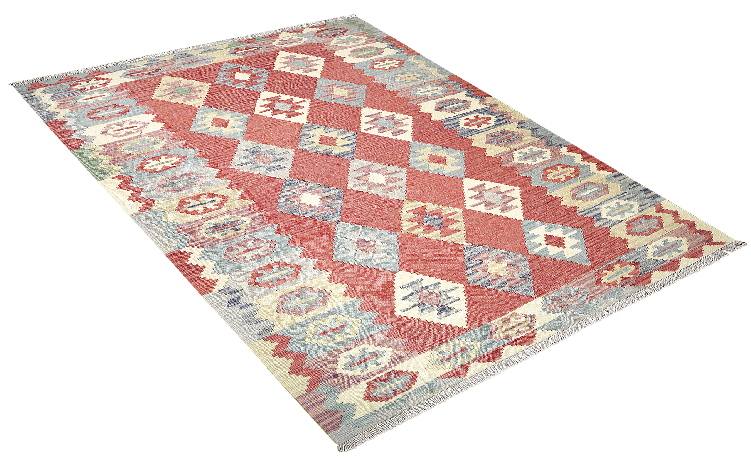 PersaTepp Teppich Kelim Gashgai bunt B/H/L: ca. 180x1x232 cm