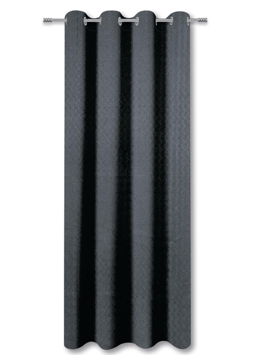Verdunklungsvorhang Larius anthrazit B/L: ca. 140x245 cm