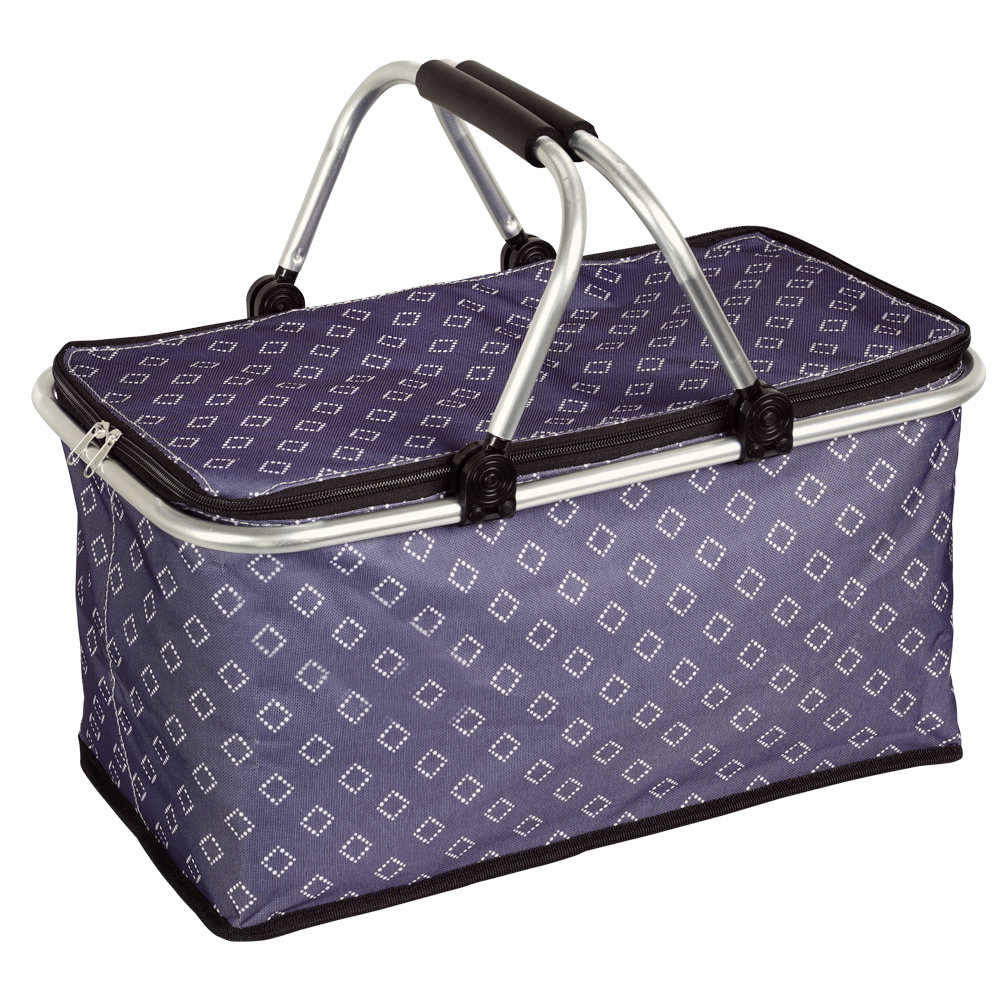Kesper Einkaufskorb blau Polyester B/H/L: ca. 29x50x255 cm