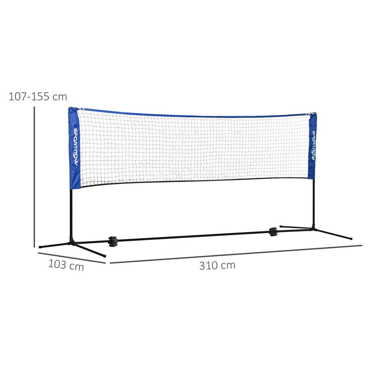SPORTNOW Outdoor-Aktivitäten blau Edelstahl B/H/L: ca. 103x310x155 cm