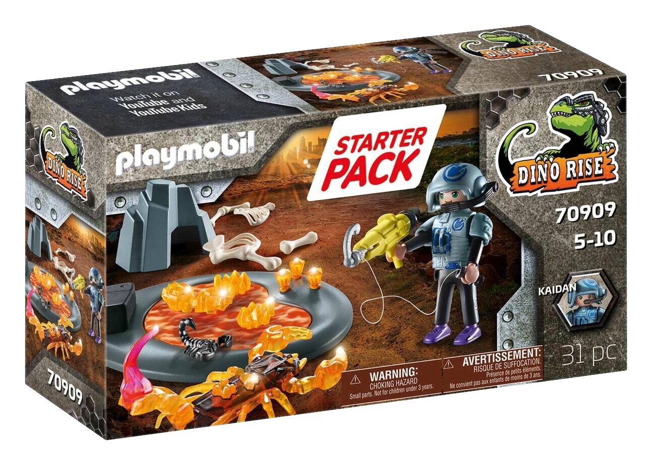 Playmobil Dino Rise Starter Pack Kampf gegen den Feuerskorpion 70909