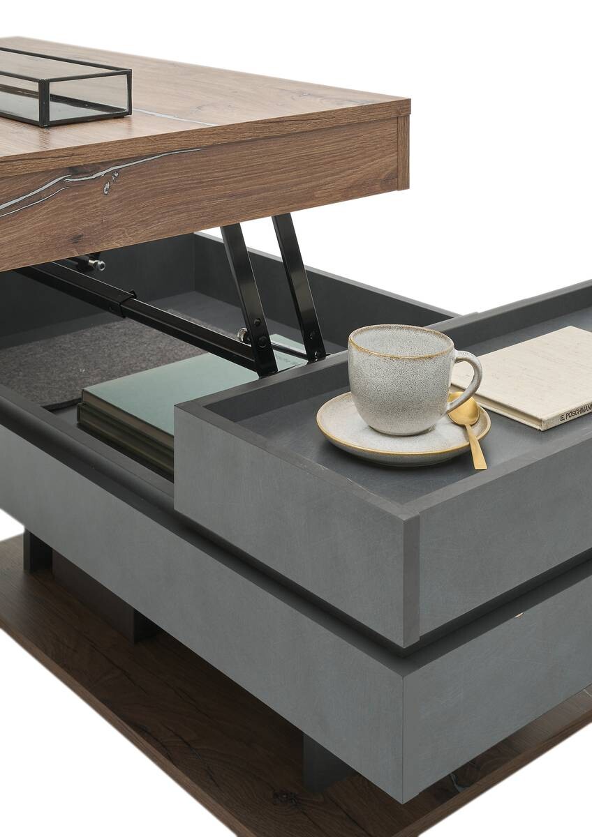 Couchtisch Kathi Eiche Matera B/H/T: ca. 110x43x60 cm