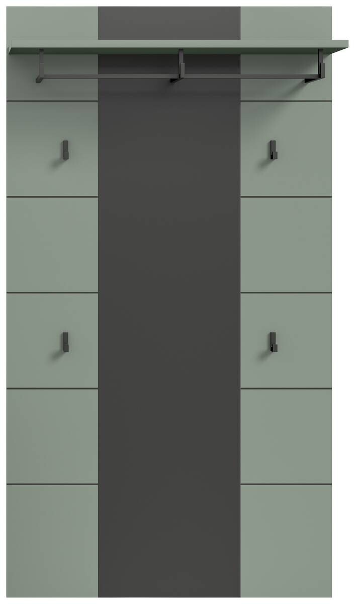 Paneel Canu grün basaltgrau Nachbildung B/H/T: ca. 80x145x29 cm