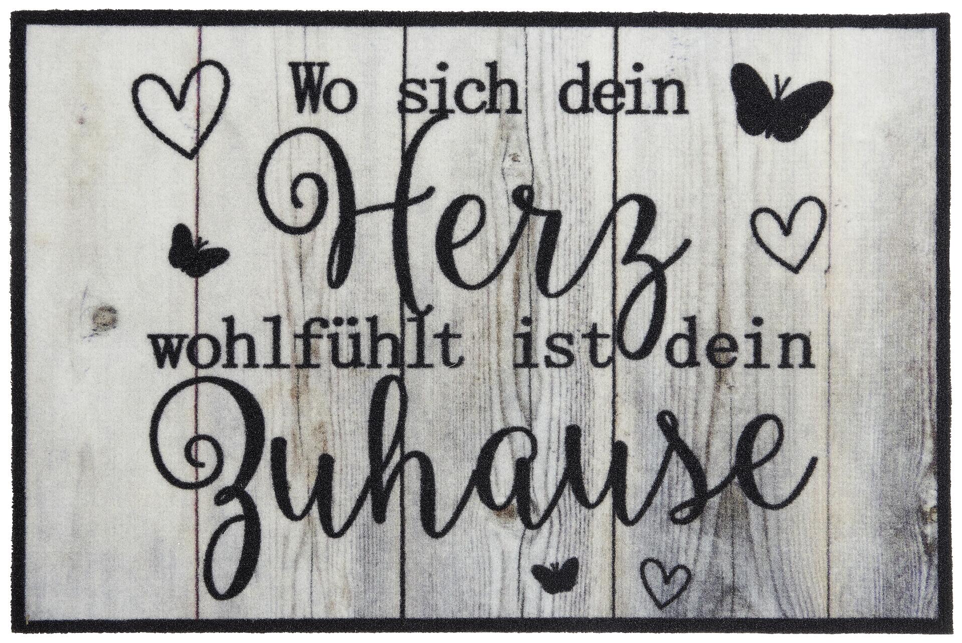 Fußmatte Velvet grauschwarz B/L: ca. 40x60 cm