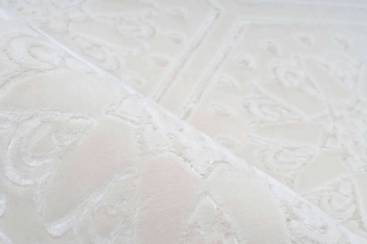 360Living Teppich Monroe weiß B/L: ca. 80x300 cm