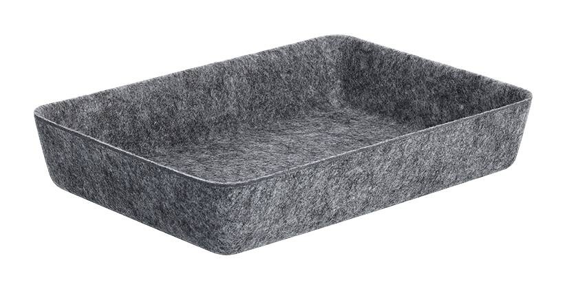 Zeller Organizer grau Filz