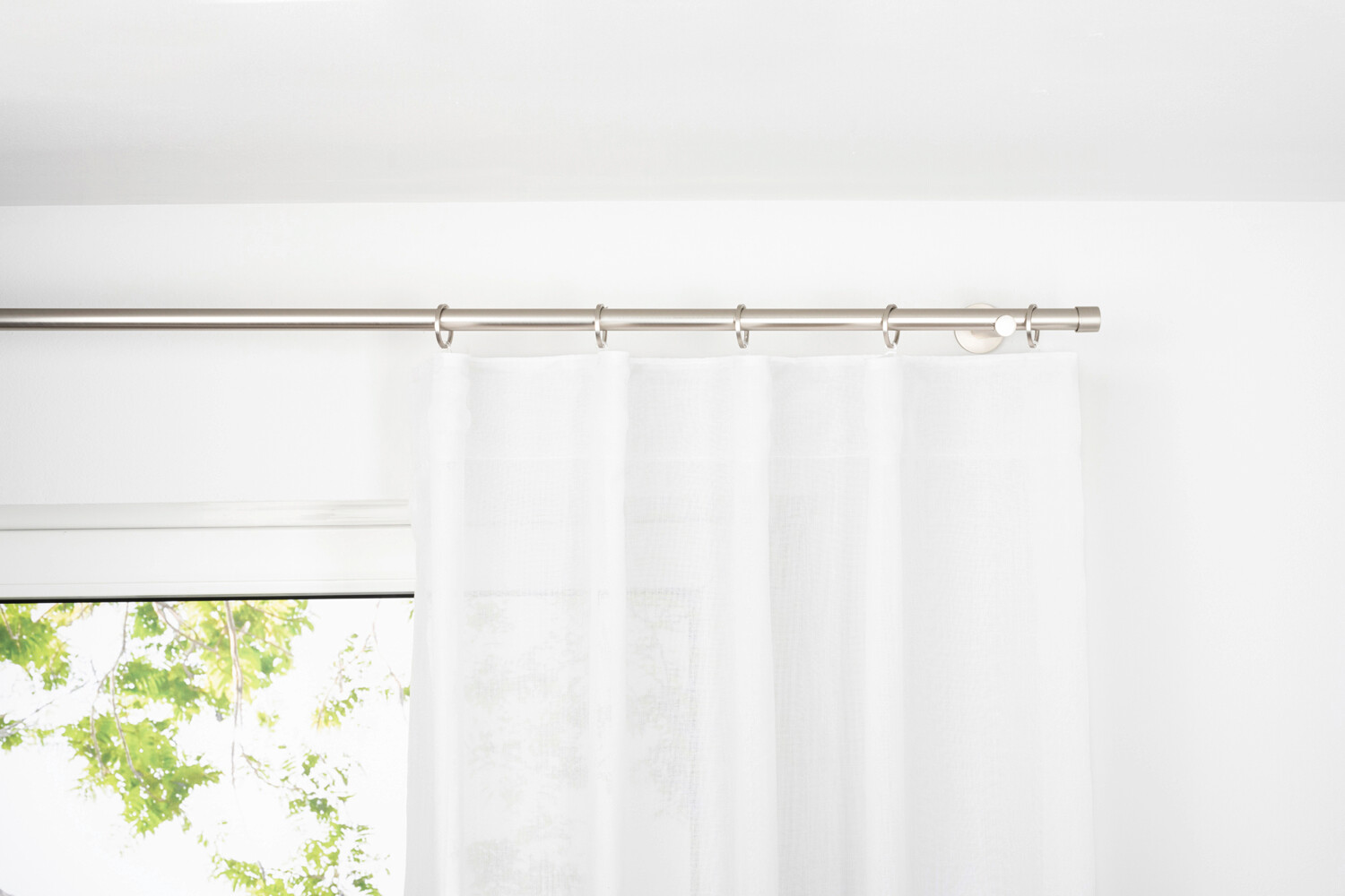 Kombivorhang BREEZE weiß B/L: ca. 135x245 cm