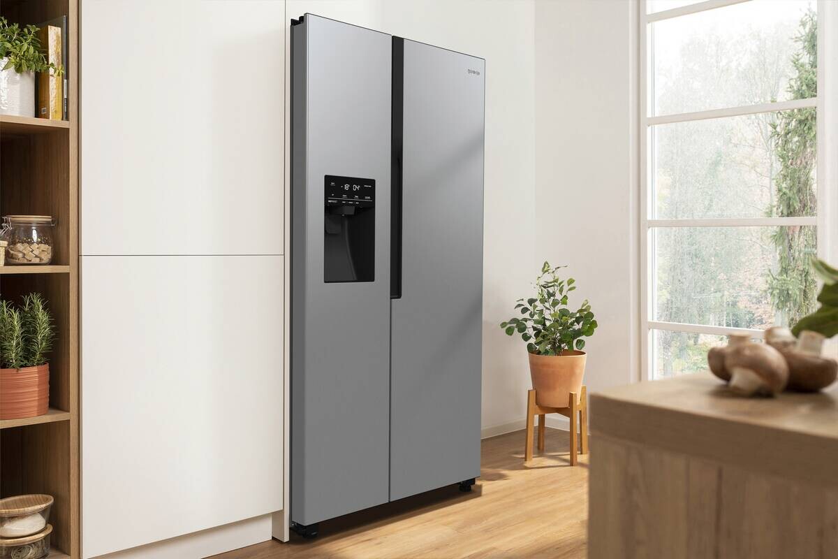 Gorenje Side-by-Side NRR9ESXL Edelstahloptik B/H/T: ca. 92x179x70 cm Gorenje Side-by-Side NRR9ESXL Edelstahloptik B/H/T: ca. 92x179x70 cm