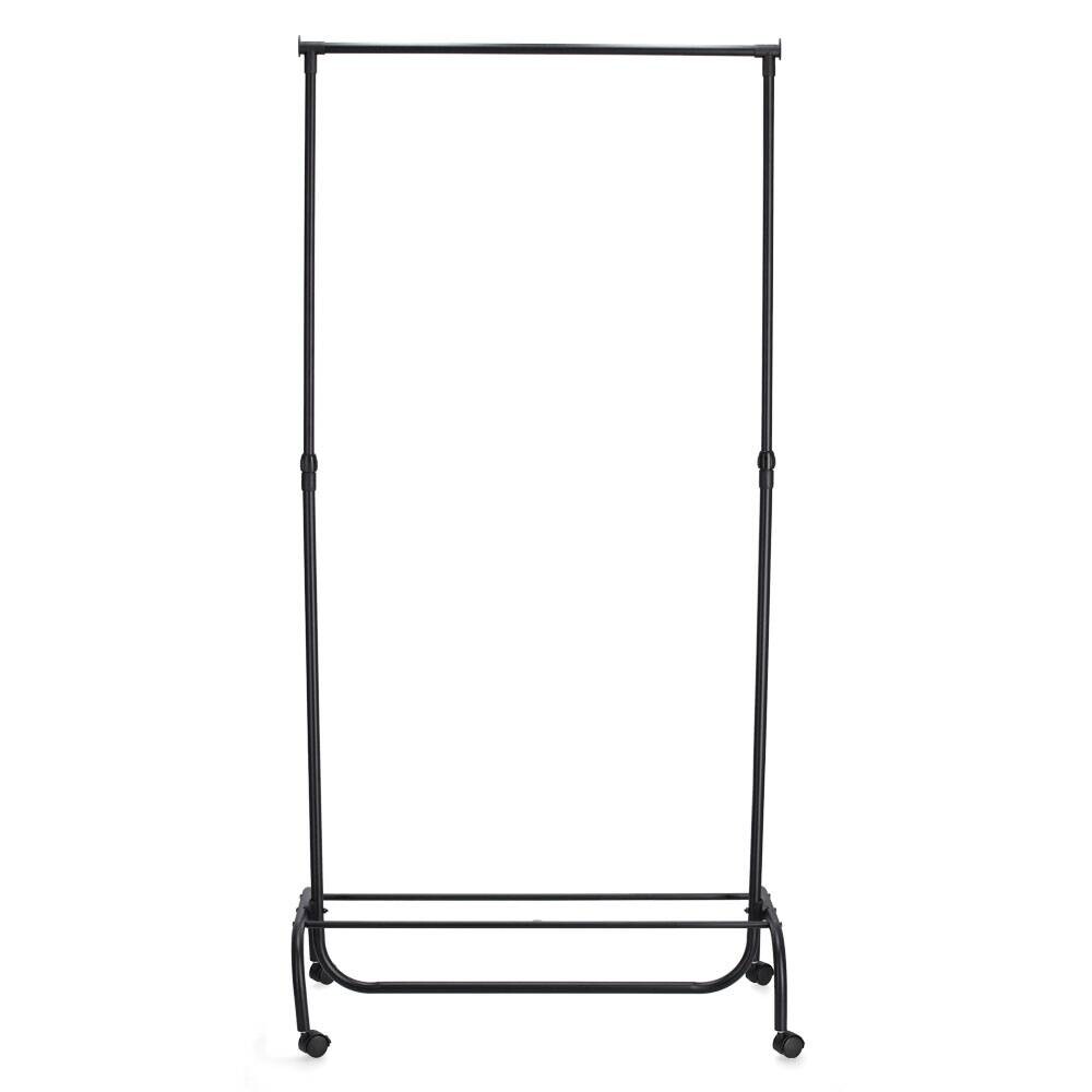 Zeller Kleiderständer schwarz Kunststoff B/H/L: ca. 43x175x86 cm