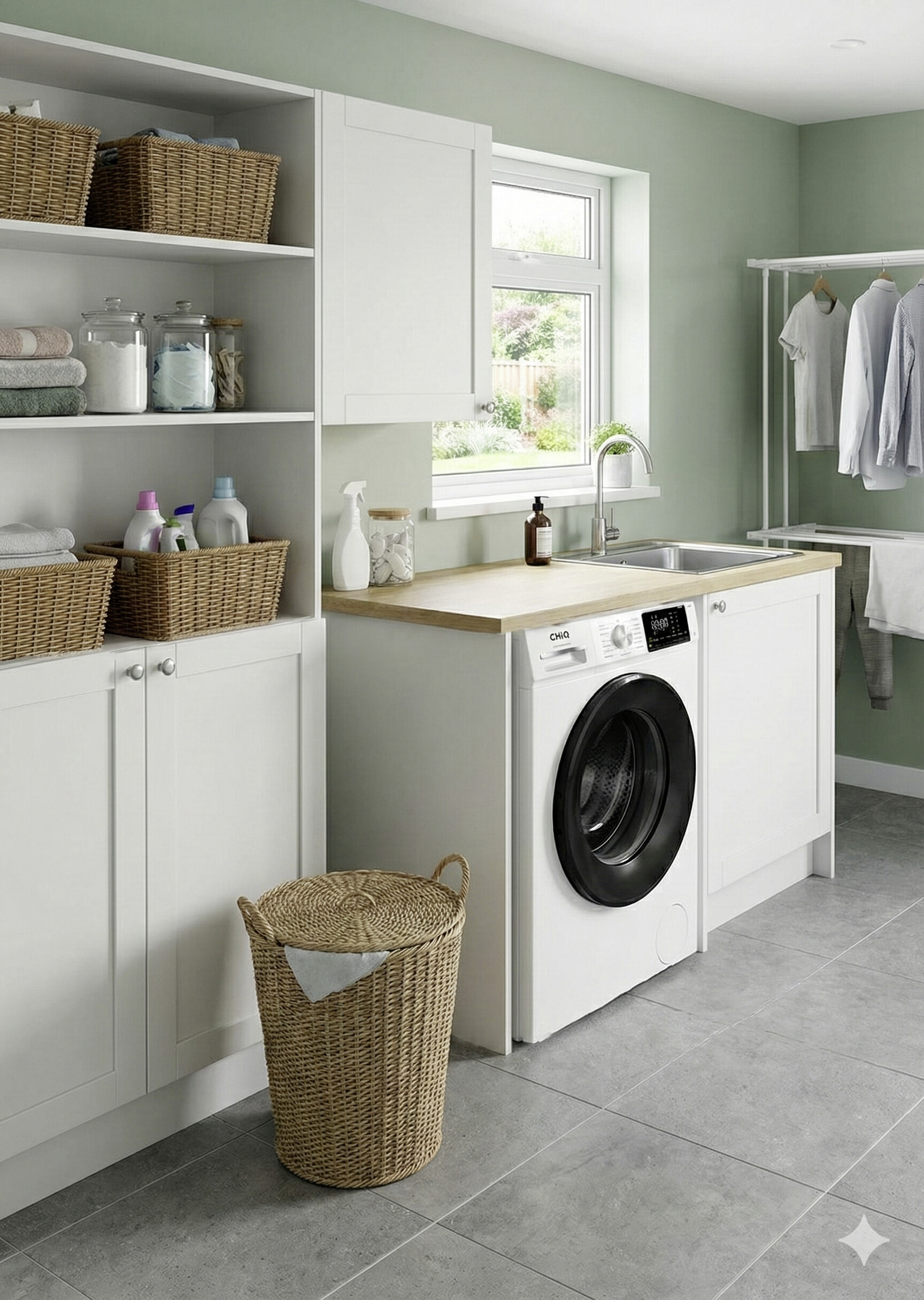 CHiQ Waschmaschine PFL80141M3XWGA weiß B/H/T: ca. 60x85x52 cm ca. 8 kg