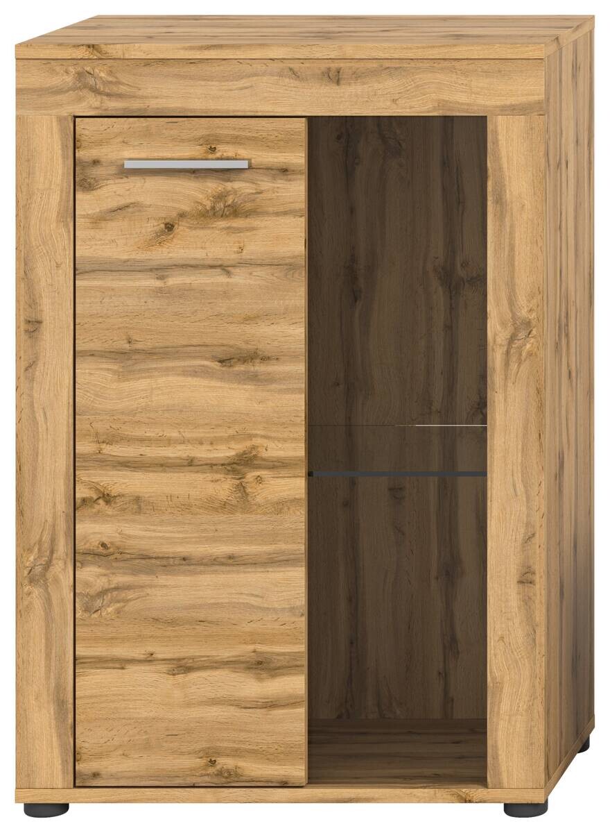 Vitrine Jam Eiche Wotan Nachbildung B/H/T: ca. 60x86x35 cm