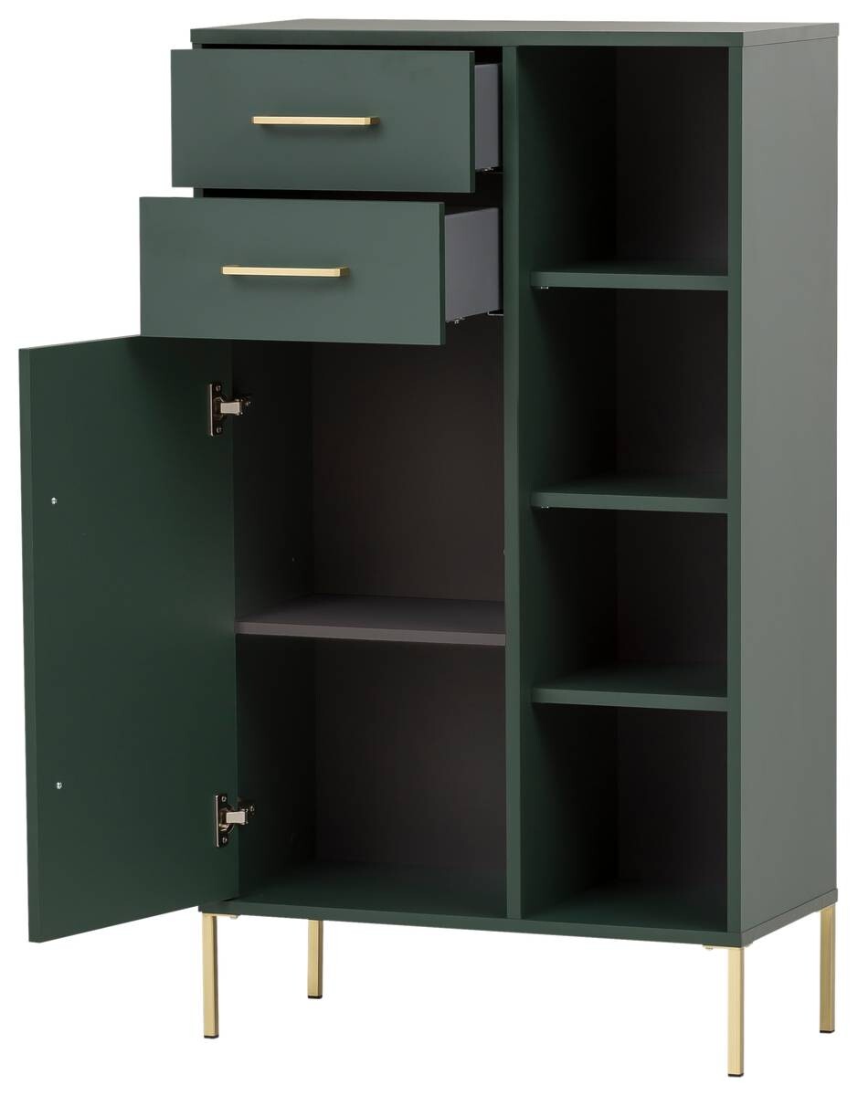 Midischrank Kent waldgrün B/H/T: ca. 67,1x117,4x33,1 cm